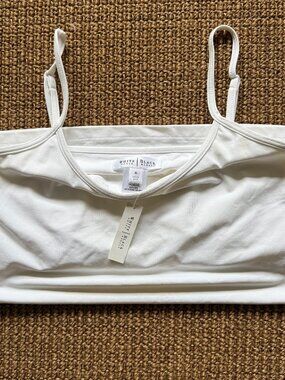 White House Black Market Brand New White Tank Size XL